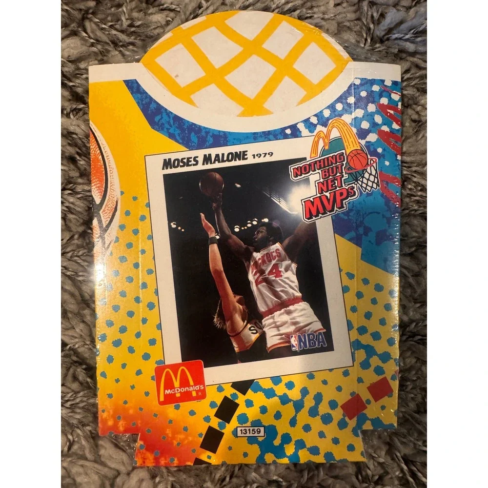1994 McDonald's Nothing But Net MVPs NBA Card Set Sealed Moses Malone